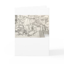 Garage Sale Grußkarte