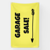 GARAGE SALE! Pfeil-Banner Banner (Vertikal)