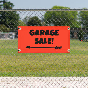 GARAGE SALE! Pfeil-Banner Banner