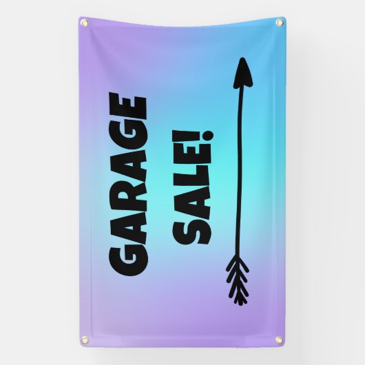 GARAGE SALE! Pfeil-Banner Banner (Vertikal)
