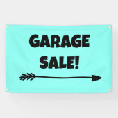 GARAGE SALE! Pfeil-Banner Banner (Horizontal)