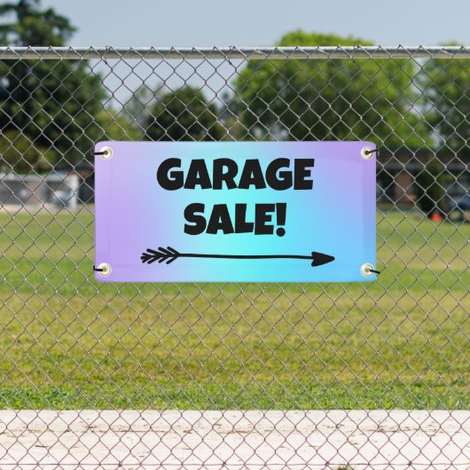 GARAGE SALE! Pfeil-Banner Banner (Insitu)