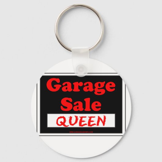 Garage Sale Queen Schlüsselanhänger (Vorderseite)