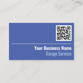 Garage Services QR Code Business Card Visitenkarte