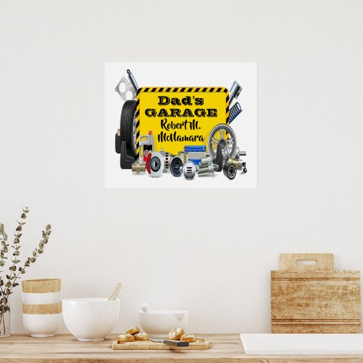 Garage Sign Poster (Küche)