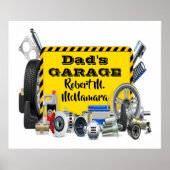 Garage Sign Poster (Vorne)