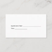 Garage Star Beruflich Business Visitenkarte (Rückseite)