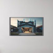 Garage Tech Upgrade canvas print Leinwanddruck (Vorderseite)