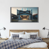Garage Tech Upgrade canvas print Leinwanddruck (Insitu (Schlafzimmer))