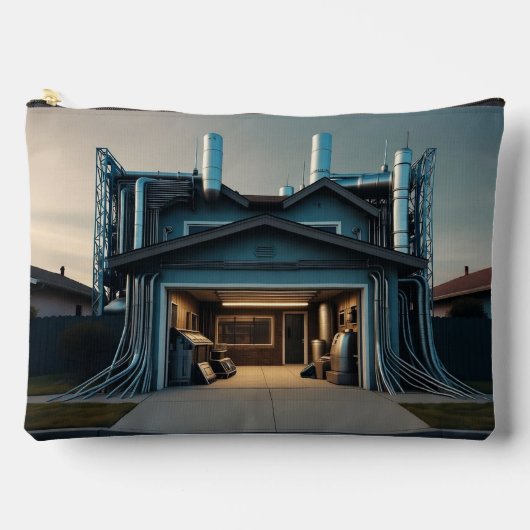 Garage Tech Upgrade große Zubehörtasche Pouch (Vorderseite)