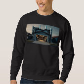 Garage Tech Upgrade Herren schwarzes Sweatshirt (Vorderseite)