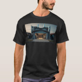 Garage Tech Upgrade Herren schwarzes T-Shirt (Vorderseite)