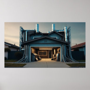 Garage Tech Upgrade Mattes Poster