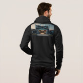 Garage Tech Upgrade men black Bella hoodie back (Schwarz voll)