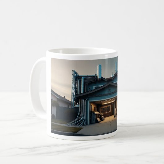 Garage Tech Upgrade Tasse (Vorderseite Links)