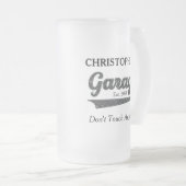 Garage Touch nichts Trinkbehälters Mattglas Bierglas (VorderseiteRechts)