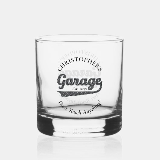 Garage Touch nichts Trinkbehälters Whiskyglas (Rückseite)