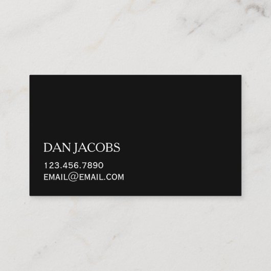 Garage Türen Installation & Services Business Card Visitenkarte (Rückseite)