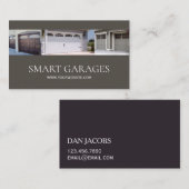 Garage Türen Installation & Services Business Card Visitenkarte (Vorne/Hinten)