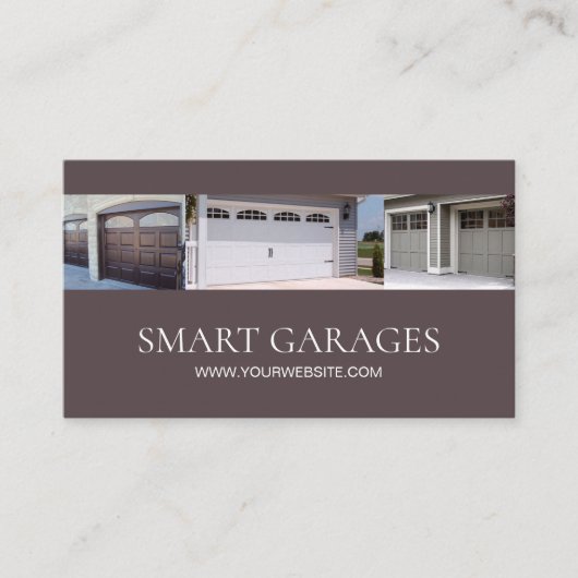 Garage Türen Installation & Services Visitenkarte (Vorderseite)