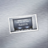 Garage-Türservice Magnetische Visitenkarte (Beispiel)