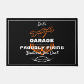 Garage-Vater oder irgendein Name, der stolz auf da Fußmatte (Vorderseite)