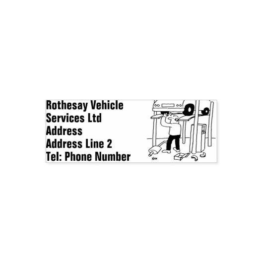 Garage Vehicle Repairs & Servicing Permastempel (Design)