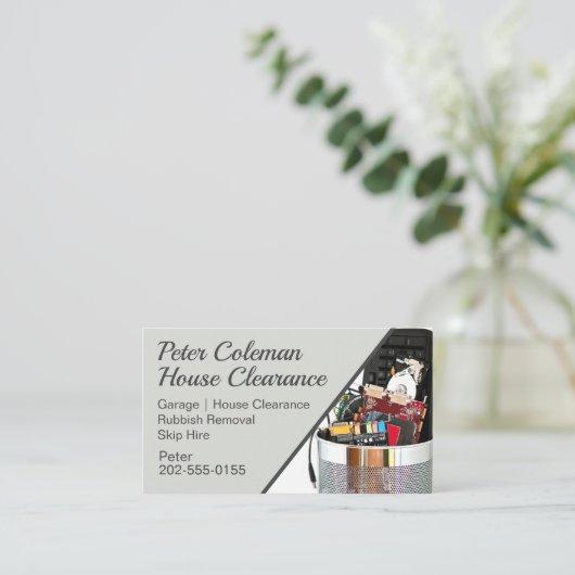 Garage Visitenkarte (Stehend Vorderseite)