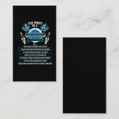 Garage-Werkstatt Techniker Visitenkarte (Vorne/Hinten)