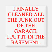 GARAGE Witz Magnet (Vorne)