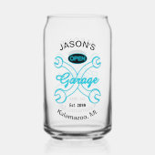 Garage Wrenches Trinkbehälter Beer Dosenglas (Vorderseite)