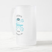 Garage Wrenches Trinkbehälter Mattglas Bierglas (Vorderseite Links)