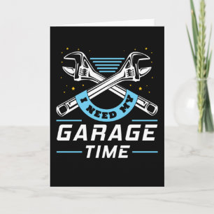 Garage Zeit Auto Tuning Tuner in der Garage Karte
