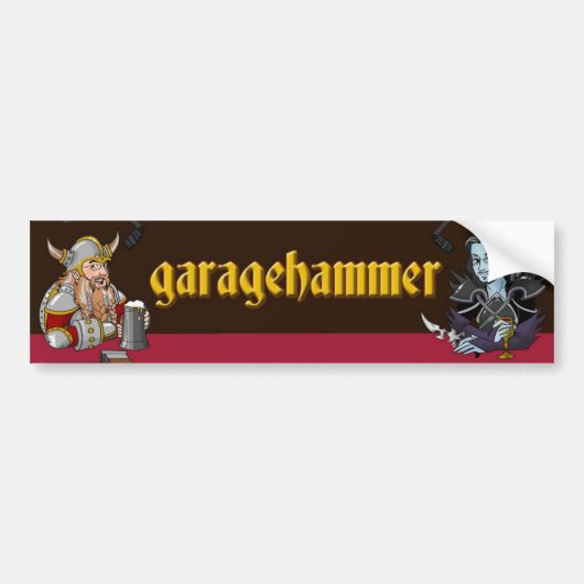 Garagehammer Autoaufkleber (Vorne)