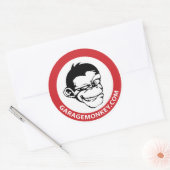 GarageMonkey-Aufkleber Runder Aufkleber (Umschlag)