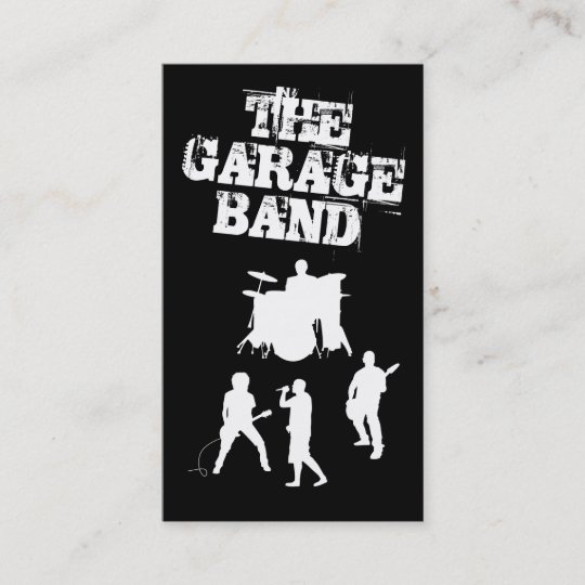 Garagen Band Musik Visitenkarte Zazzle De