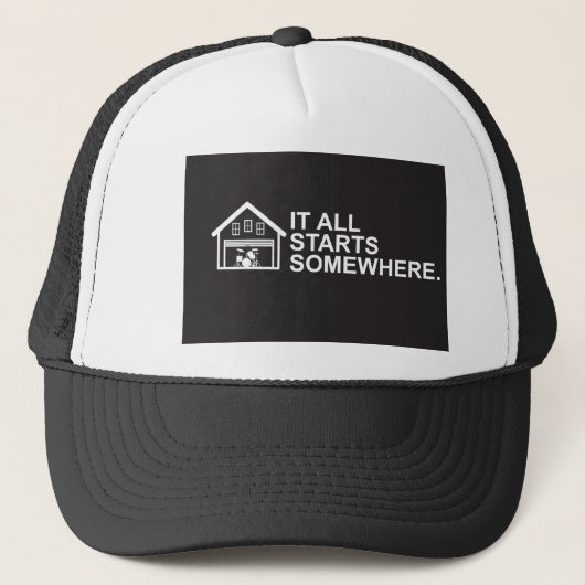 Garagen-Band Truckerkappe (Vorderseite)