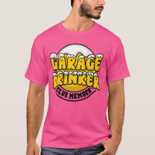 Garagen-Trinkerclub-Mitglied Bier Lustiger Tag Tri T-Shirt
