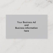 Garagenflohmarkt Damen-Bugs Humorous bezogen Visitenkarte (Rückseite)