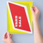 Garagenflohmarkt Flyer (Hand)