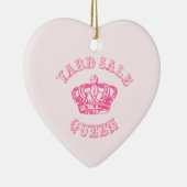 Garagenflohmarkt-Königin Keramikornament (Rechts)