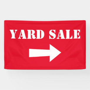Garagenflohmarkt oder Ramschverkauf Banner