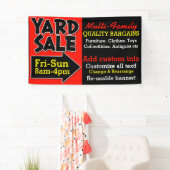Garagenflohmarkt-Ramschverkauf-wiederverwendbare Banner (Insitu)
