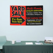 Garagenflohmarkt-Ramschverkauf-wiederverwendbare Banner (Messeveranstaltung)