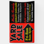 Garagenflohmarkt-Ramschverkauf-wiederverwendbare Banner (Vertikal)