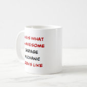 Garagenmechaniker, phantastisch kaffeetasse (Vorderseite Links)