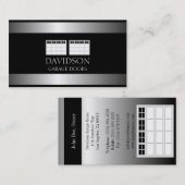 Garagentore Metallmetallbetrieb Visitenkarte (Vorne/Hinten)