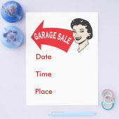 Garagenverkauf Flyer (Einzeln)