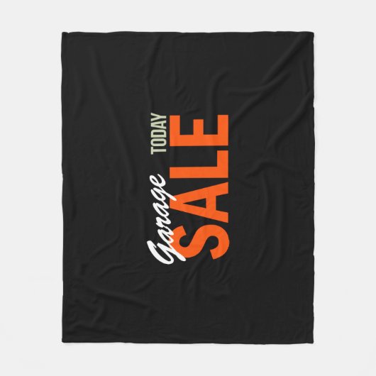 Garagenverkauf heute fleecedecke (Vorderseite)