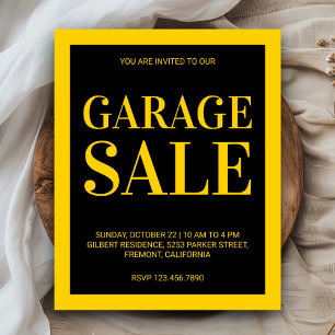Garagenverkaufsflyer